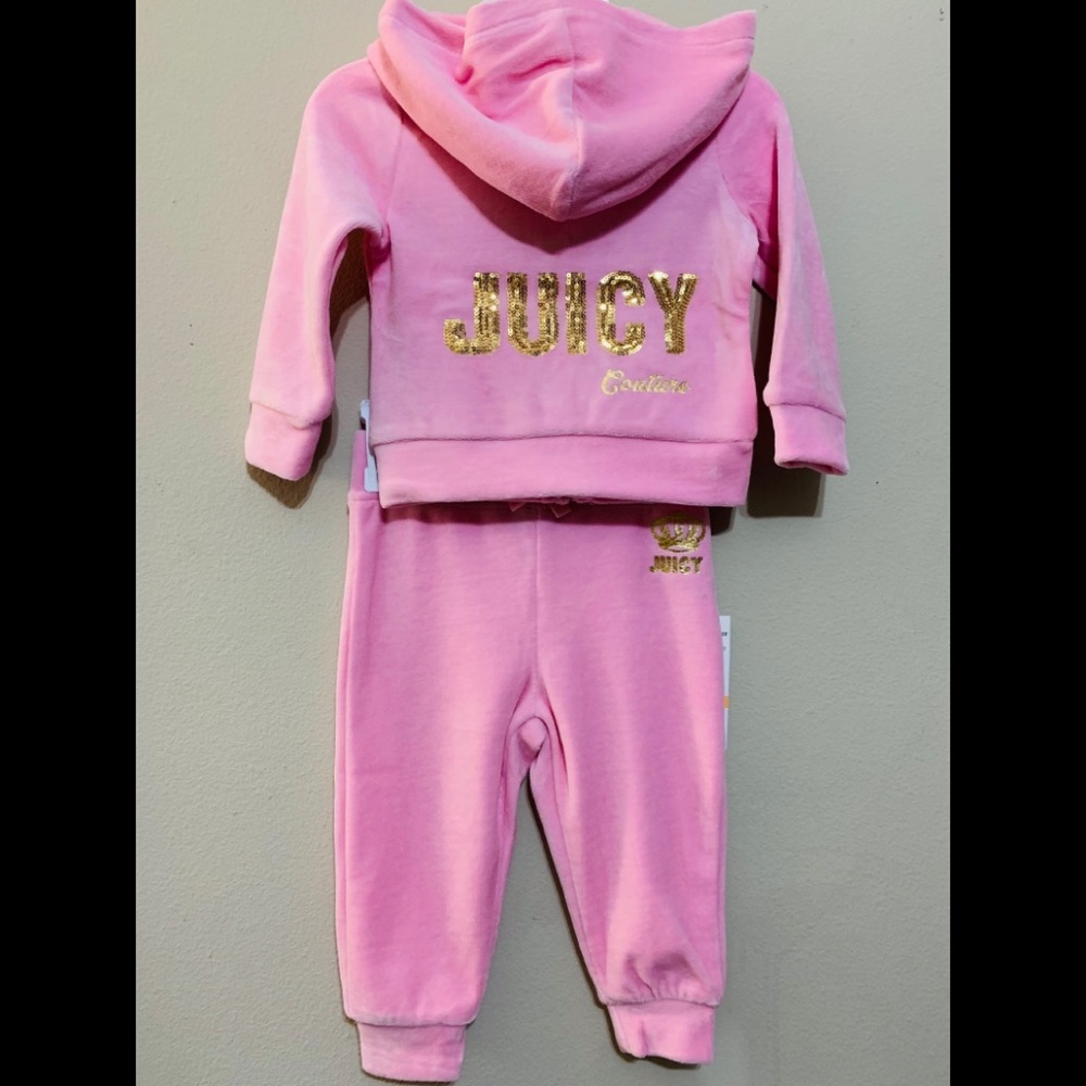 Baby Juicy Couture Velour Tracksuit 12M NWT $64